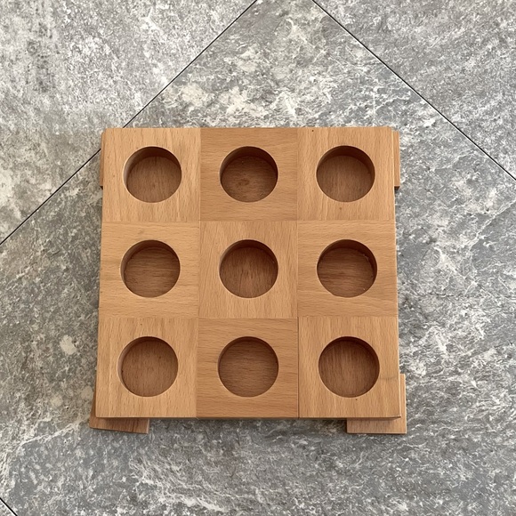 Target Michael Graves Tea Light Candle Holder Wood Holder, Rare Collectible - Picture 2 of 13